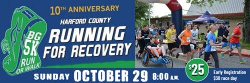 BG 5K Run/Walk – Running for Recovery in Harford County Store Lead